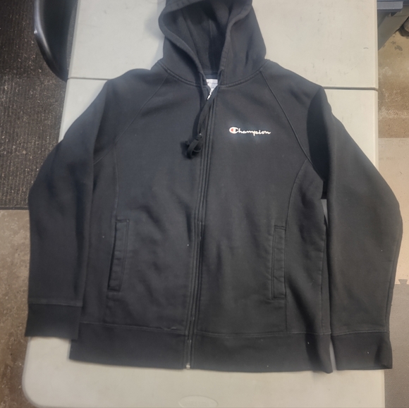 Champion Other - Champion Full Zip Hoodie - Black - Mens Large